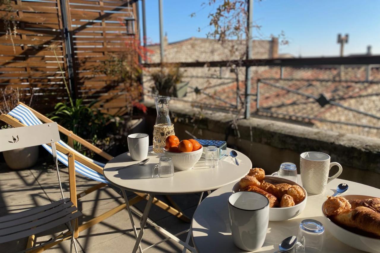 The Sunny - P2 With Terrace - City Centre Nimes Exterior photo